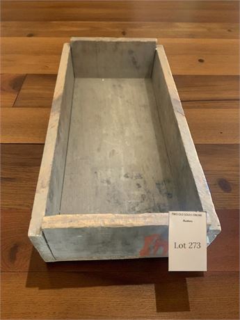 Vintage Wood Storage Box/Crate