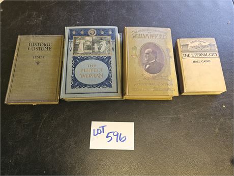 Mixed Vintage Books:Early 1900's Books - The Perfect Woman / History & More