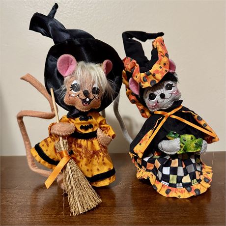 Adorable Annalee Halloween Mice Dolls