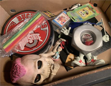 Gemmy Norm Nutman Figure, OSU Tin, The Real Ghostbusters Haunted Human Figure