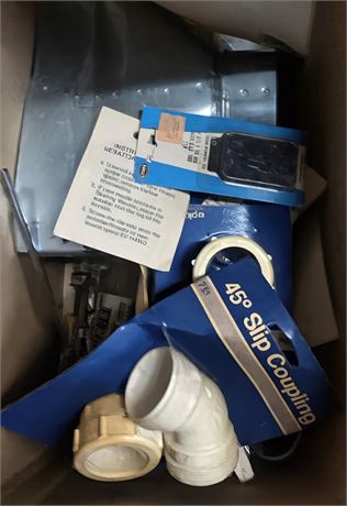 Plumbing Repair Parts Lot i- White Plastic Slip Joints, Fittings & More