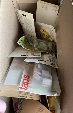 Assorted GE Electrical Connectors - Crimps, Splices, Terminals & More - 1 Box