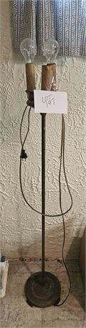 Antique Metal 3 Light Floor Lamp