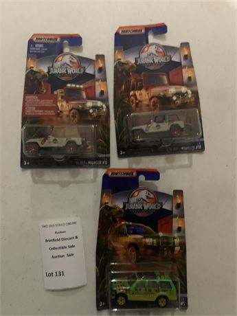 Matchbox Jurassic World Legacy Collection 93 Jeep Wrangler Cars