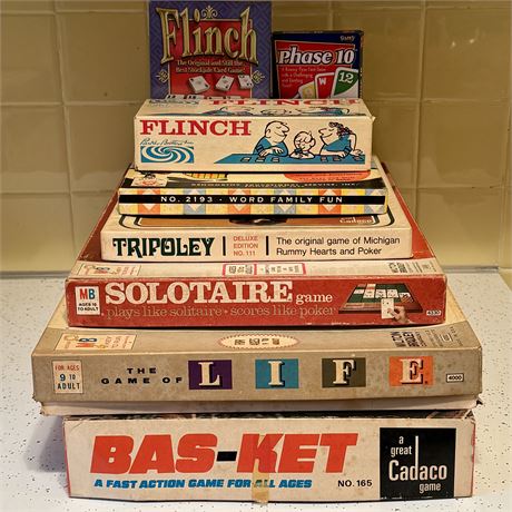 Vintage Board Game Lot!
