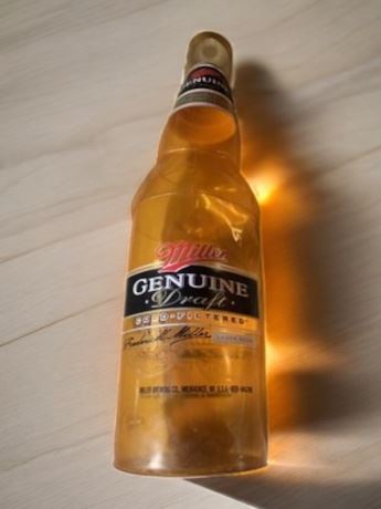 Miller Genuine Draft Inflatable Beer Bottle Shaped Advertising Sign