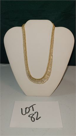 14K AR Bib Necklace - 10.6 dwt