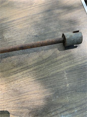 Vintage Metal Tractor Engine Crank
