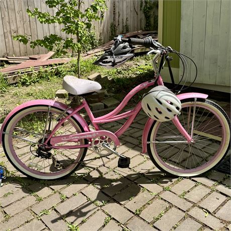 Micargi Pink Cruiser Bicycle