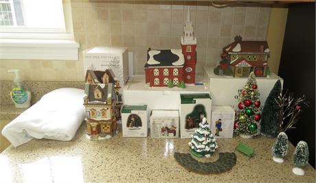 Christmas Village Buildings, Accessories