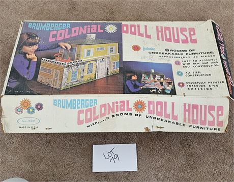 Brumberger Colonial Doll House Steel Construction #767