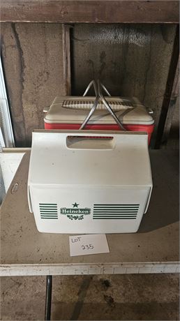 Vintage Mustang Cooler & Heineken Cooler