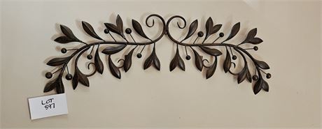 Metal Leaf Wall Art
