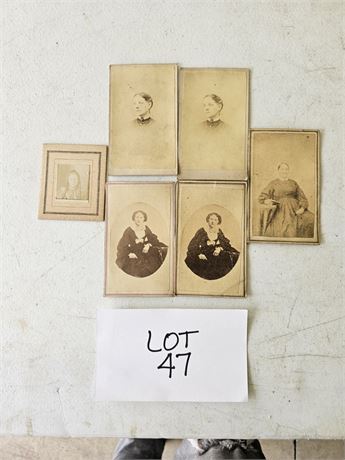 Mixed Cabinet Photos- 1860's Era
