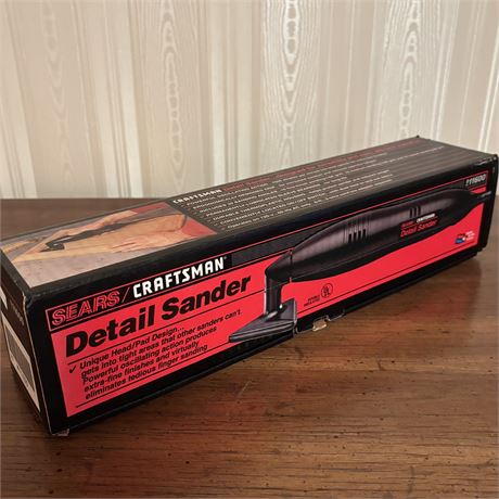 Like New Craftsman Electric Detail Sander Kit