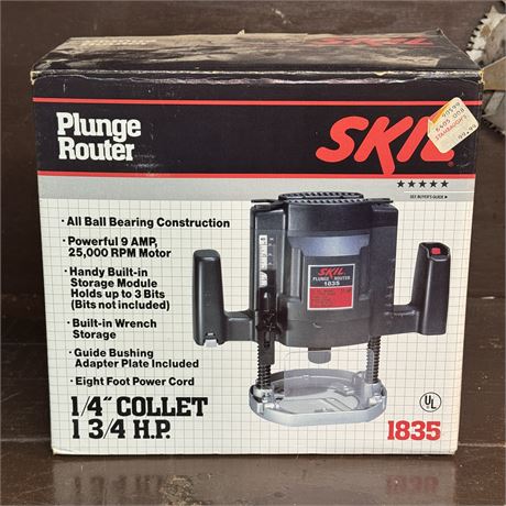New in Box Skil Plunge Router