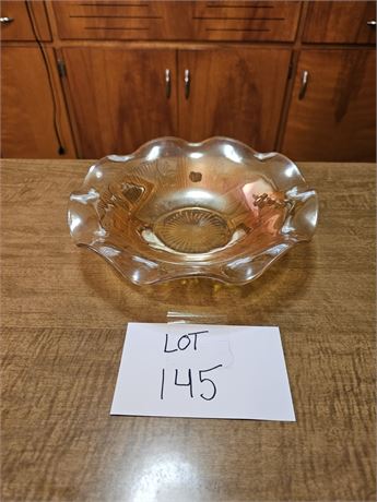 Depression Glass Wild Iris Merigold Bowl