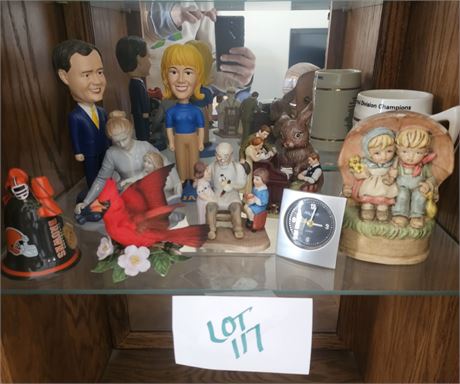 Bobble Heads, Figurines, Clock & More