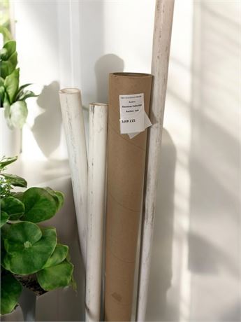 Plastic PVC Pipe and Cardboard Tube Lot