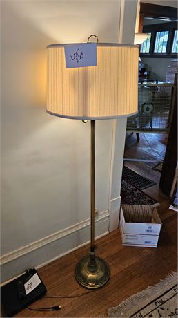 Vintage Brass Floor Lamp