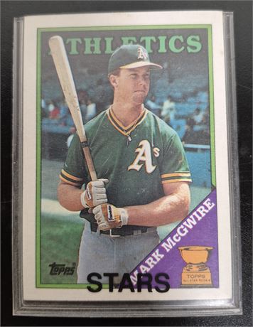 Mark McGwire Topps Rookie Card