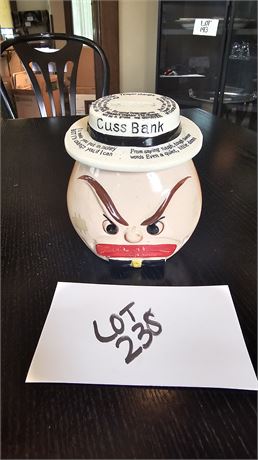 Vintage Cuss Bank No Stopper