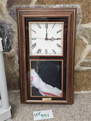 Ohio Edision 20yr Service Award Clock by Chapin Clocks Battery Operated