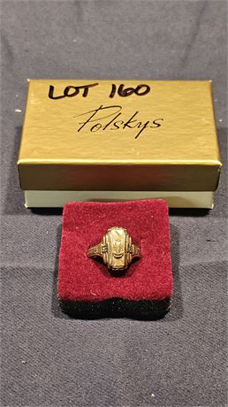 10k 1952 Class Ring Sz 9.5 3.3 dwt