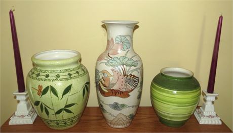 Vases, Candlestick Holders