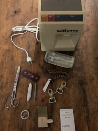 Vintage Men's Care Lot - Gillette Shave Cream Warmer & More