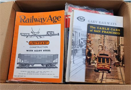 Train Magazines: Railway Age, Etc