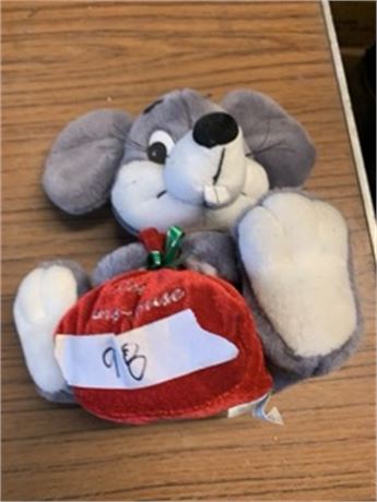 Vintage Christmas Plush Mouse