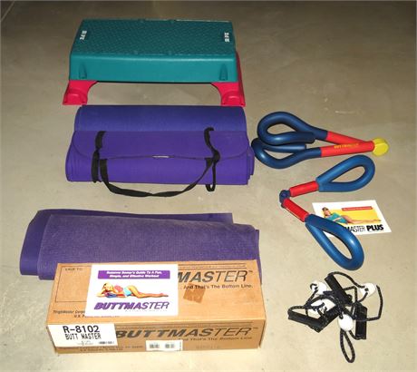 Exercise Mats, Buttmasters, Exercise Step
