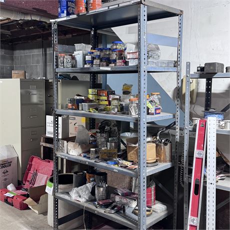 5-Tier Metal Shelving (WITHOUT CONTENTS)