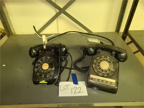 Vintage Black Ohio Bell Rotary Phones