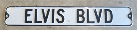 Elvis Blvd Street Sign