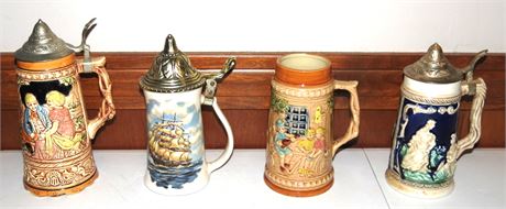 Assorted Steins