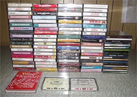 Assorted Cassettes & CD's