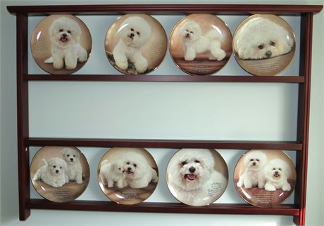 Danbury Mint "Cherished Bichons" Collectible Plates