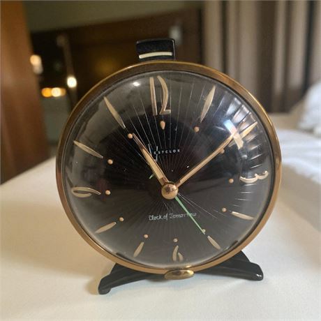 Westclox Clock of Tomorrow Alarm Clock W/Futuristic Case by Ellsworth Danz