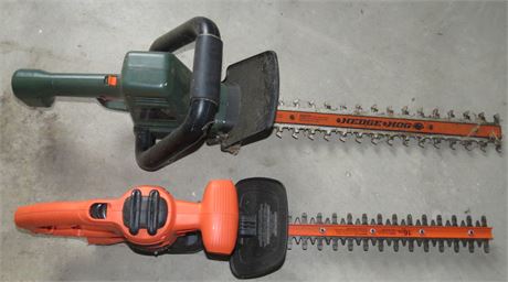 2 Electric Hedge Trimmers