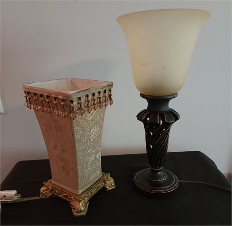 2 Small Desk/ Accent Lamps