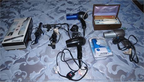 Blow Dryers, Curling Irons, Etc
