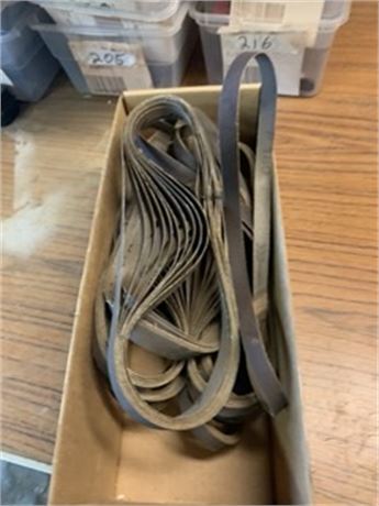 Sanding Belts Lot 1/2" x 20"