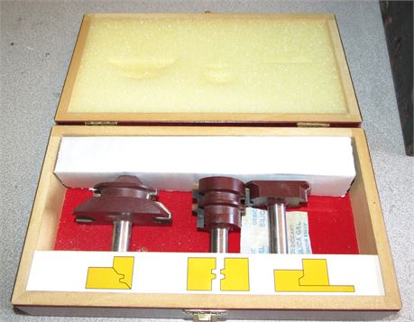 Router Bit Glue Joint Set