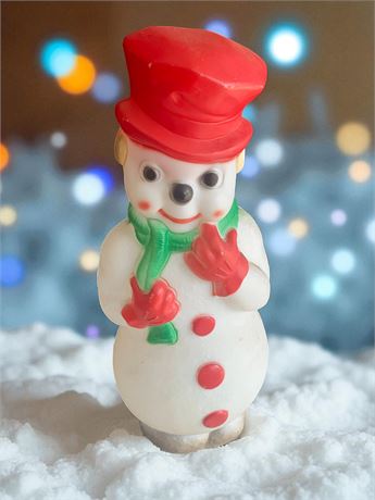 Christmas Snowman Blow Mold Decoration