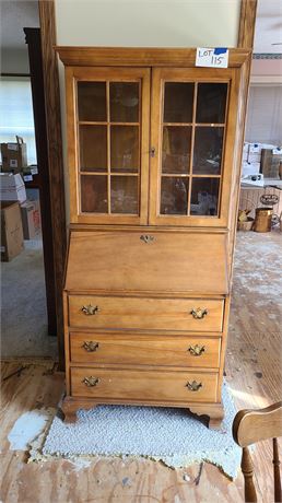 Wood Secretary Cabinet Desk