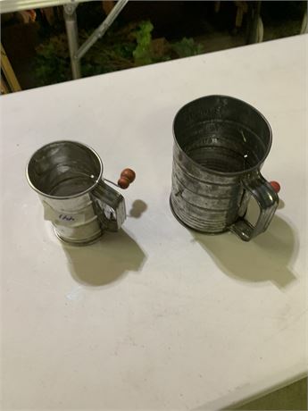 Vintage Sifter lot of 2