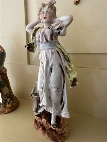 Porcelain Woman Marked 22