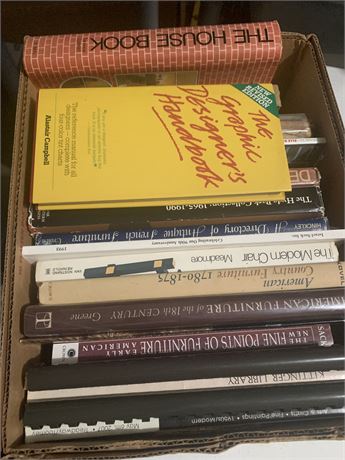 Design, Art, Furniture Book Lot